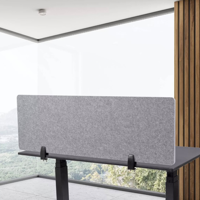 Spesonic Ekologiczny rozdzielacz na biurko z włókna poliestrowego PET Absorbujący dźwięk poliestrowy ekran akustyczny na biurko Spesonic Ekologiczny rozdzielacz na biurko z włókna poliestrowego PET Absorbujący dźwięk poliestrowy ekran akustyczny na biurko