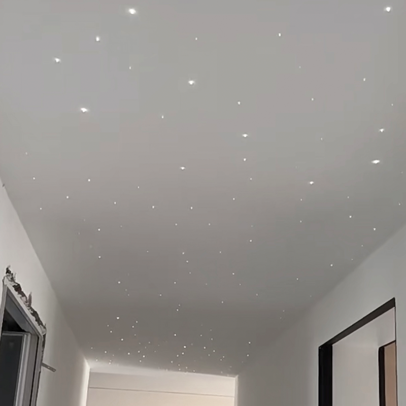 Nowoczesny kolorowy światłowodowy akustyczny sufit napinany dla hoteli Zdalne sterowanie Ambient Star Light Ambient Star Light Ciepło