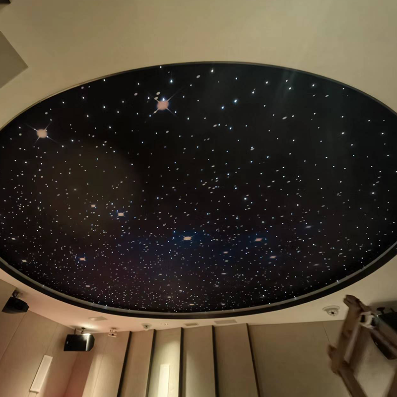 Nowoczesna listwa sufitowa Star Top do pokoju audiowizualnego KTV Światłowód optyczny Sky Star Dekoracyjny projektor Light Direct