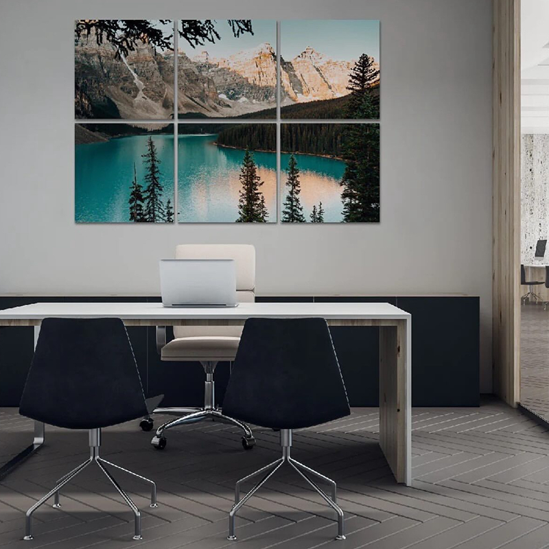 Panele ścienne termotransferowe do druku — samoprzylepne, dźwiękoszczelne, odpowiednie do auli/szkół