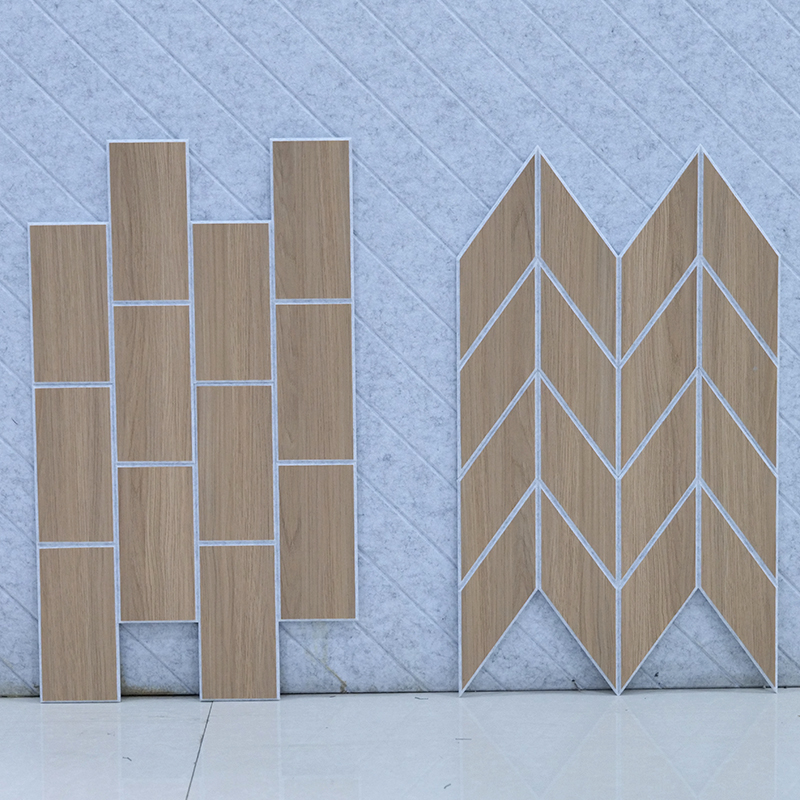 Drewniane panele akustyczne o nowoczesnym designie do domowego biura szkolnego Doskonałe płyty paneli ściennych pochłaniających dźwięk