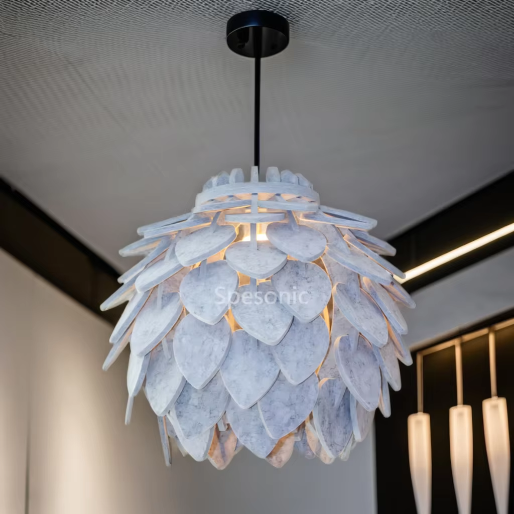 Panel dźwiękochłonny odporny na pleśń i wilgoć, wiszący, odpowiedni do kin i holów biurowych