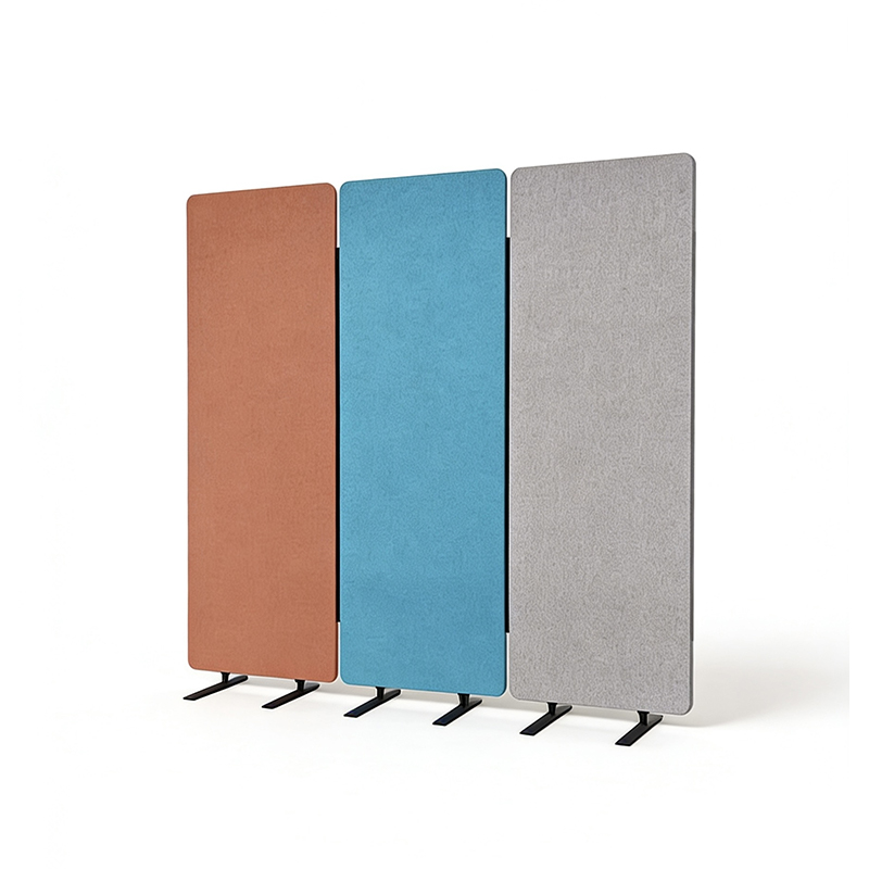 Wolnostojący ekran działowy biurowy o wymiarach 1650 × 600 × 28 mm